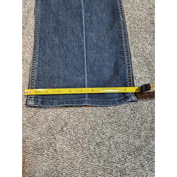 ARIAT Rebar Mid-Rise Boot Cut Women's Denim Jeans Siize 34R - Picture 8 of 9